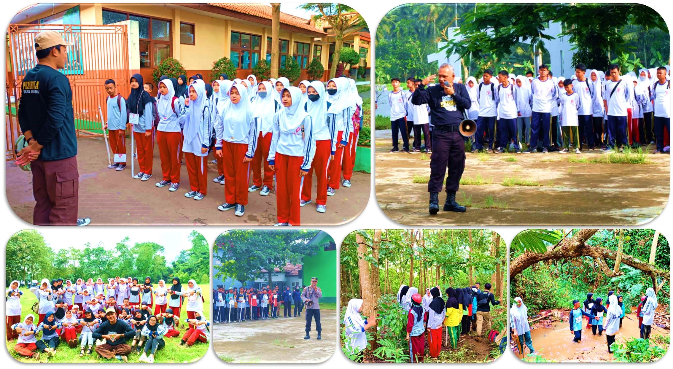 PKS MTs Negeri 7 Kuningan Berpartisipasi dalam Kegiatan Lintas Medan Gabungan